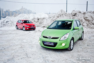 ����-����� Hyundai i20, Volkswagen Polo