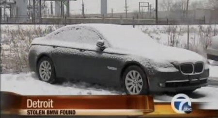 stolen BMW 750 found_lead