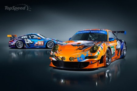 2011 Porsche 911 GT3 RSR Flying Lizard
