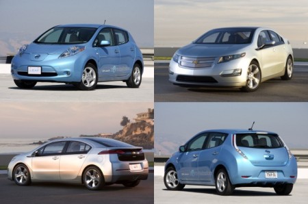 Nissan Leaf ���������� ��� Chevy Volt
