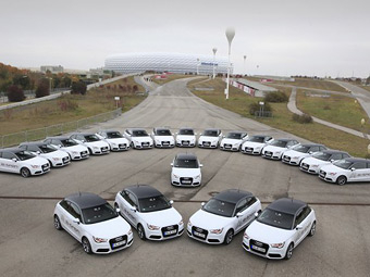 Audi начала испытывать на улицах Мюнхена электрические хэтчбеки Audi начала испытывать на улицах Мюнхена электрические хэтчбеки