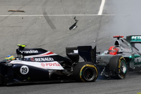 michael-schumacher-senna-ispanya-kaza michael-schumacher-senna-ispanya-kaza